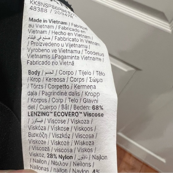 Spanx Super Smooth Perfect Fit Ponte Cropped Wide Leg Pant Black Size XS - Picture 10 of 10